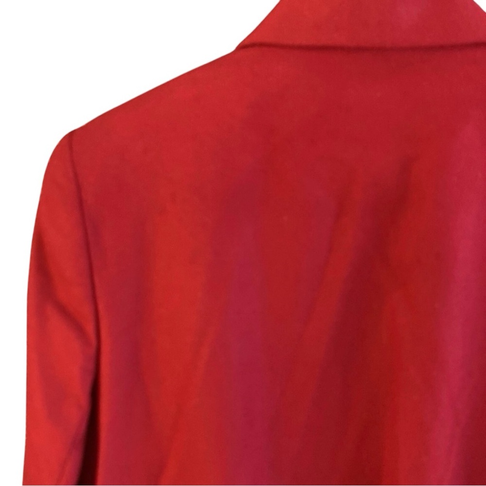 Vintage Sag Harbor Petite Vibrant Red Women's Blazer - Picture 10 of 16